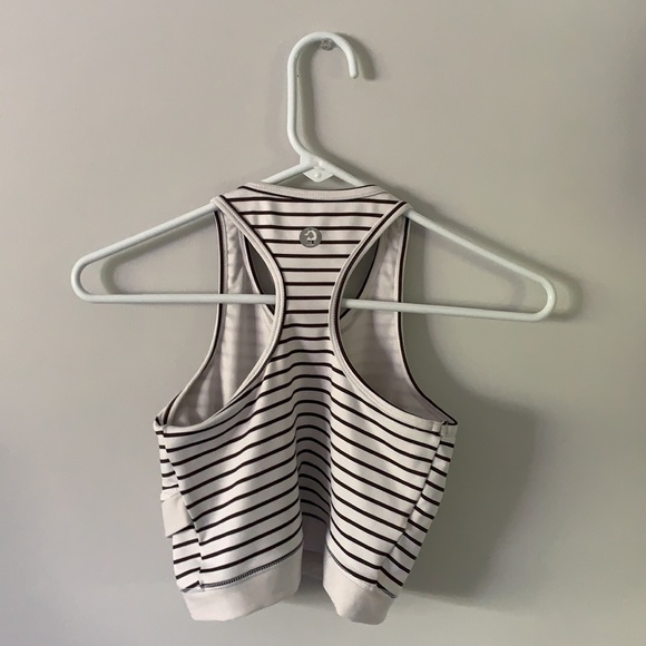 Striped sports bra/workout top - Picture 2 of 2